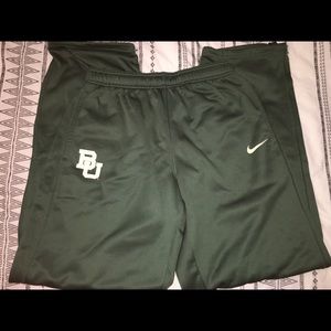 Nike Mens Baylor Sweatpants Green Size Large Tall